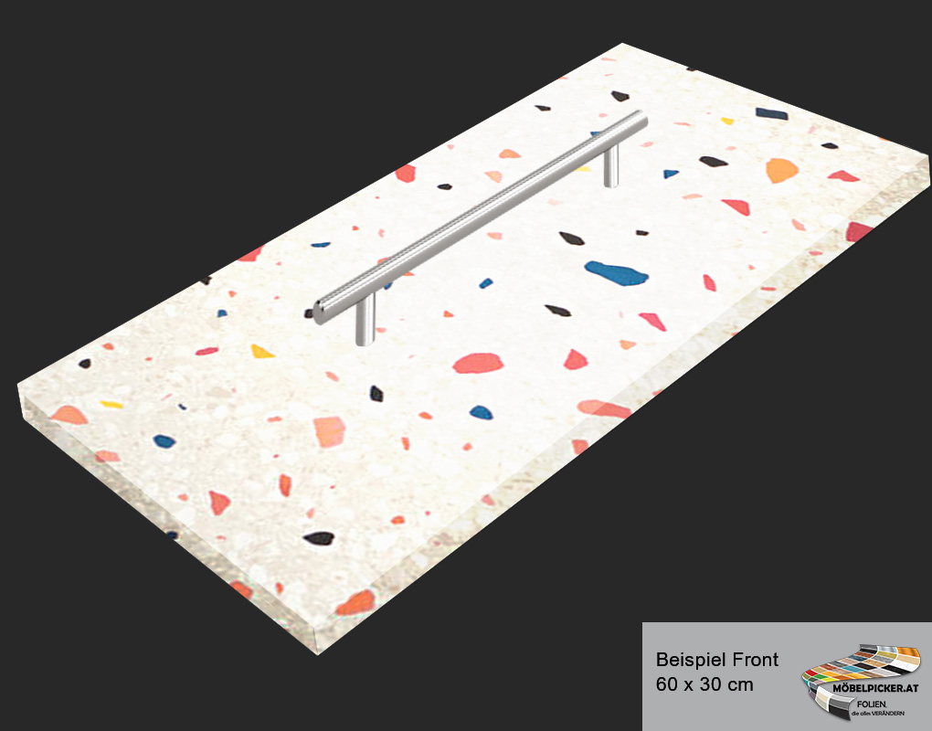 Stein: Terrazzo bunt MPNS708 Alternativbezeichnungen: stein, terrazzo, bunt für Tisch, Treppe, Wand, Küche, Möbel