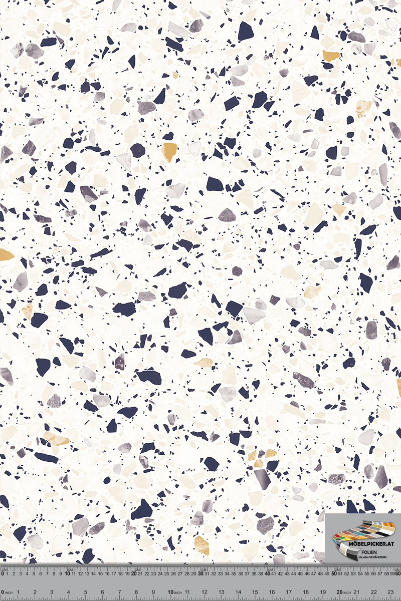 Stein: Terrazzo pastell bunt MPPM011 Folie für Kästen, Fronten, Küchenfronten, Fliesen, Glas, Fensterrahmen, Trennwände, Raumtrenner