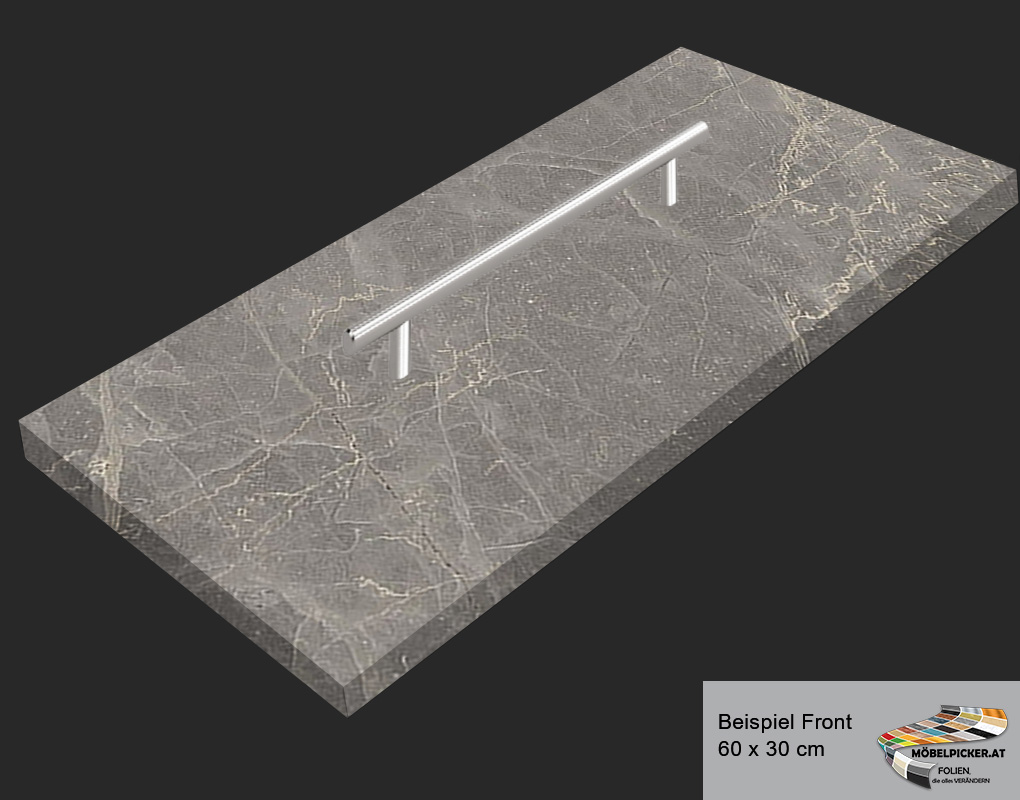 Stein: Marmor mittelgrau MPPM015 Folie für Kästen, Wände, Fronten, Küchenfronten, Fliesen, Glas, Fensterrahmen, Küchenarbeitsplatten