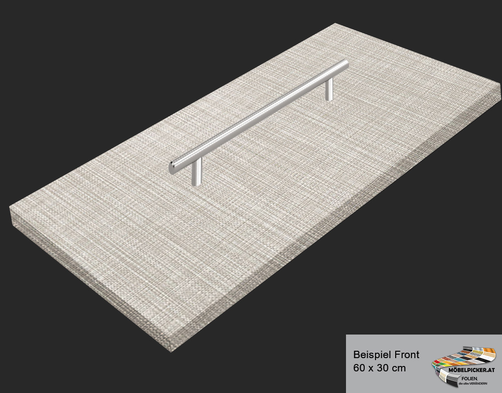 Textur: Stoff beige, hell gestreift MPRF010 Folie für Kästen, Wände, Fronten, Küchenfronten, Fliesen, Glas, Fensterrahmen, Küchenarbeitsplatten