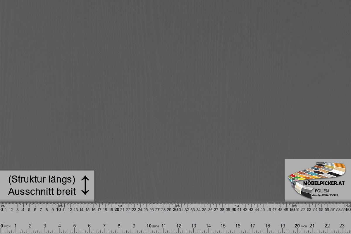 Möbelfolie, Klebefolie, Dekorfolie, Folie, Holz: lackiert kaltes Mittelgrau MPVKP556