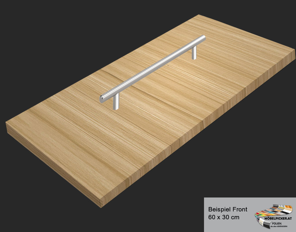 Holz: Anigre mittelbraun MPVKW302 Folie für Schiebetüren, Wohnungstüren, Eingangstüren, Türe, Fensterbretter und Badezimmer