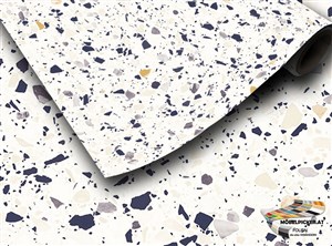 Stein: Terrazzo pastell bunt MPPM011 - Möbelfolie, Klebefolie, Dekorfolie, Küchenfolie, Architekturfolie, Möbelbaufolie